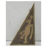 MoseT bird painting on board