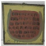 MoseT watermelon painting on board