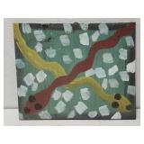 MoseT snake painting on board