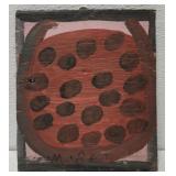 MoseT watermelon painting on board