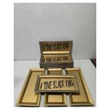 Lot of 19 Gold Plastic Trays