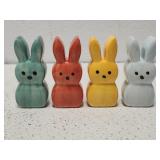 Ceramic Peeps bunny Figurines