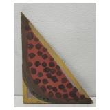 MoseT watermelon painting on board