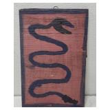 MoseT snake painting on board