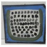 MoseT watermelon painting on board