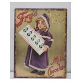 Metal frys five boys decorative metal sign