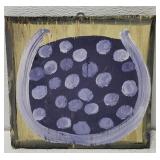 MoseT watermelon painting on board