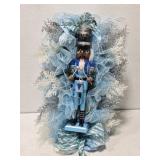 Decorative Nut Cracker Christmas Wreath