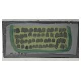 MoseT watermelon painting on board