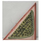 MoseT watermelon painting on board