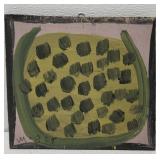 MoseT watermelon painting on board