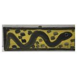 MoseT snake painting on board