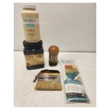 Estate lot of chalk paint and paint brushes