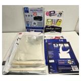 Estate lot of decal paper and more