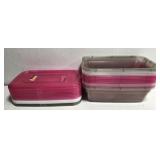 Set of 16 small bins