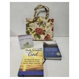 Floral Margaret Smith purse & inspirational items