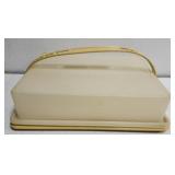 Vintage Tupperware rectangular cake carrier
