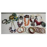 Lot of costume jewelry