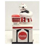 Ceramic Coca Cola Cookie Jar