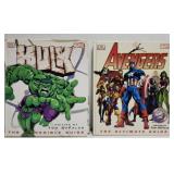 2 Marvel books HULK & AVENGERS
