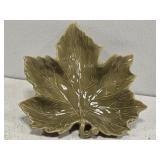 Ceramic Green Leaf Dish