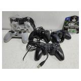 Lot of 4 gaming remotes