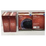 44 boxes of new 4x6 ft blue net-style lights