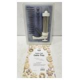 Stainless steel cookie press decorator