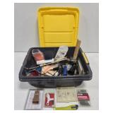 Hefty Tote With Misc Handheld Tools and More