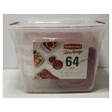 64pc set of brand new Rubbermaid Take Alongs