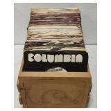 Lot of Vintage 7in. Vinyl records