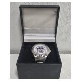 Bessemer City stainless steel watch