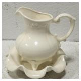 Miniature ceramic Pitcher and wash basin
