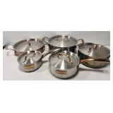 4 4 fleischer and wolf pots 1 Lagastina cookware