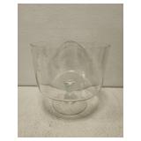 Clear glass trifle bowl