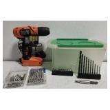 Lithium drill w bits & more