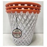 3 plastic Spalding hoopster trash cans