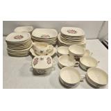 Paden city pottery partial dish set