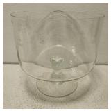 Clear glass trifle bowl