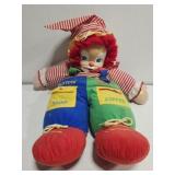 Vintage stuffed learning clown