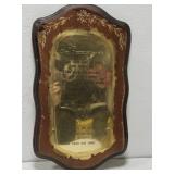 Vintage Wooden Ten Commandments Plaque