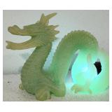 Green Dragon GLOWS UNDER BLACKLIGHT