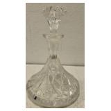 Beautiful Crystal ships decanter