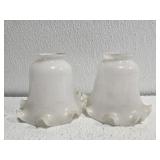 Pair of white shades