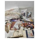 Huge lot of cross stitch and knitting supplies