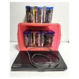 Toshiba Blu-ray disc player & DVDs