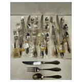 10 3pc place settings Heritage Mint Flatware