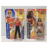WWE Hulk Hogan & Ultimate Warrior Figurines