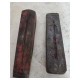Pair of iron wedges