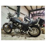 Black Yamaha Motorcycle AS IS